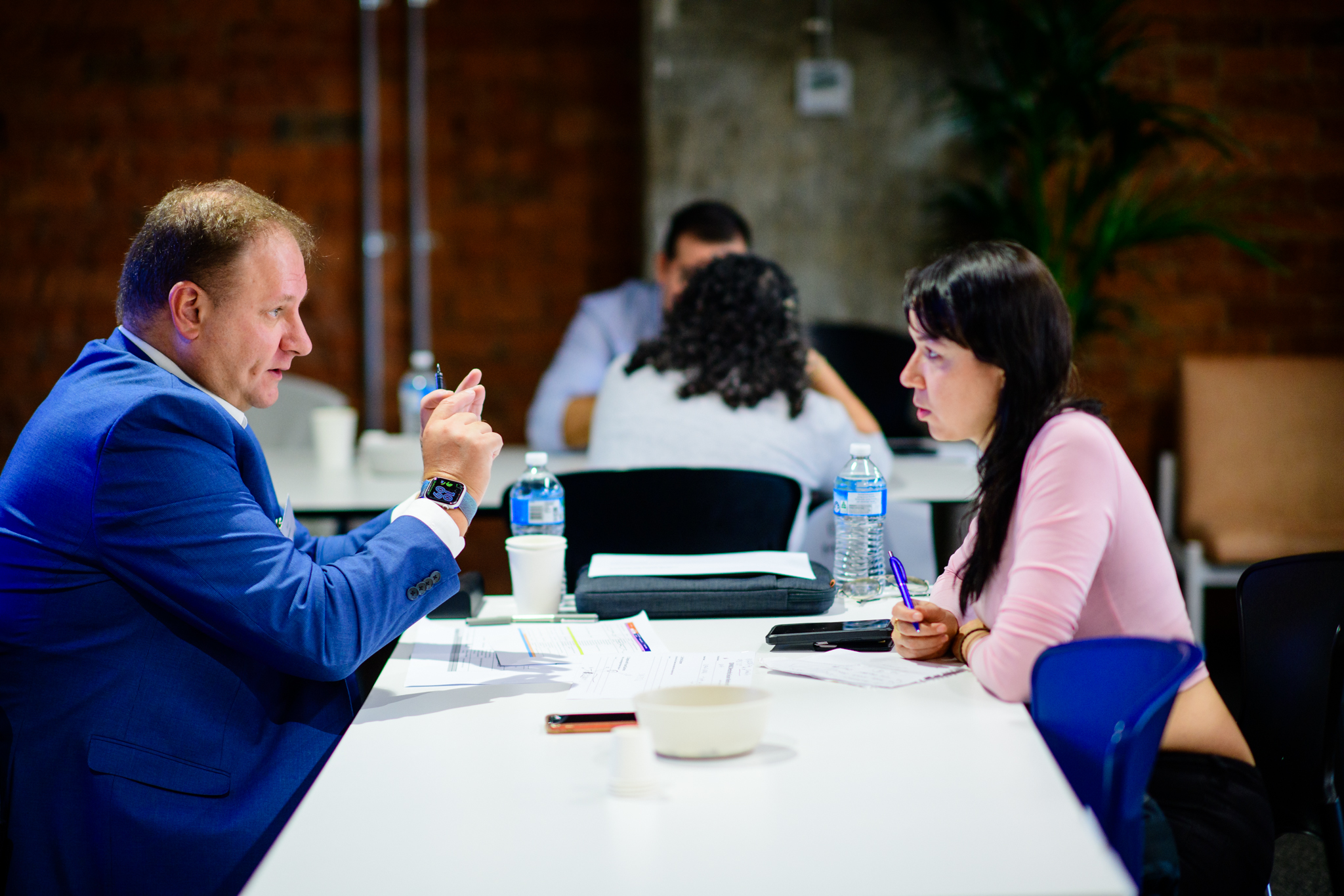 Bart Puszko in a one-on-one AI advisory session with a client